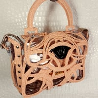 Image 1 of PRINTED HANDBAG BLUSH 1