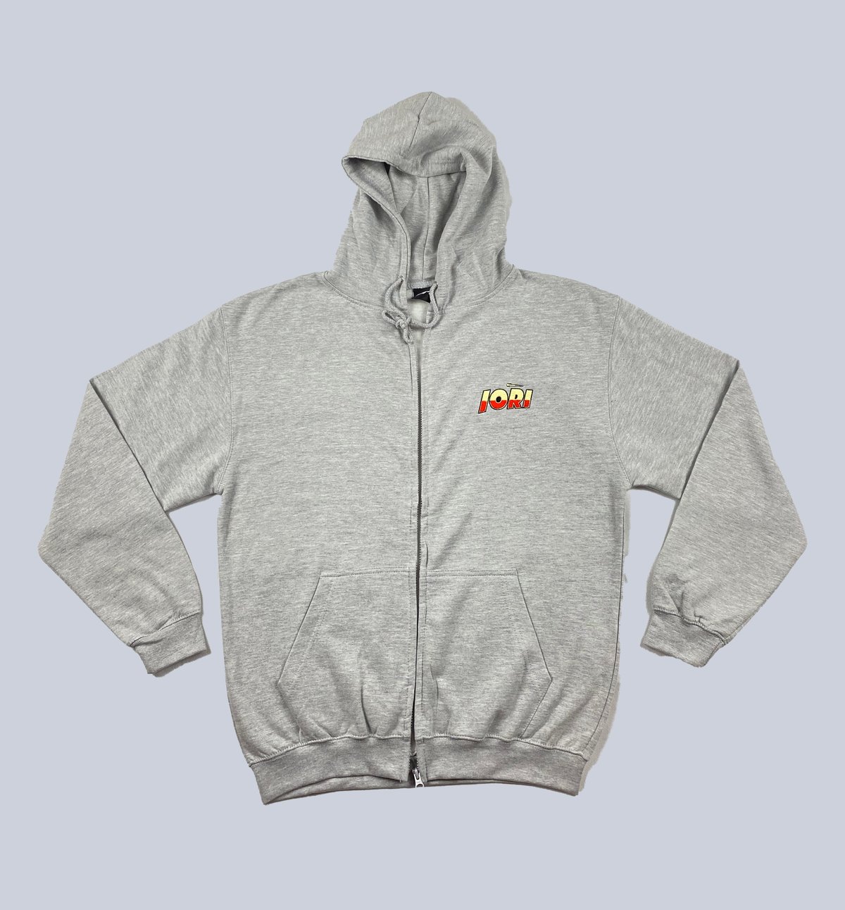 Grey Logo Zip Hood