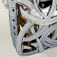 Image 2 of PRINTED HANDBAG GREY 1