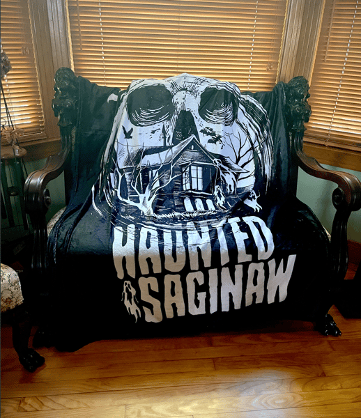 Image of Haunted Saginaw:  Haunted House Blanket 