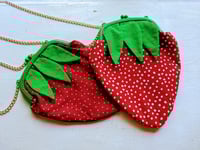 Two Sample Strawberry Purses for Patty