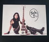 Signed White Rickenbacker Photo