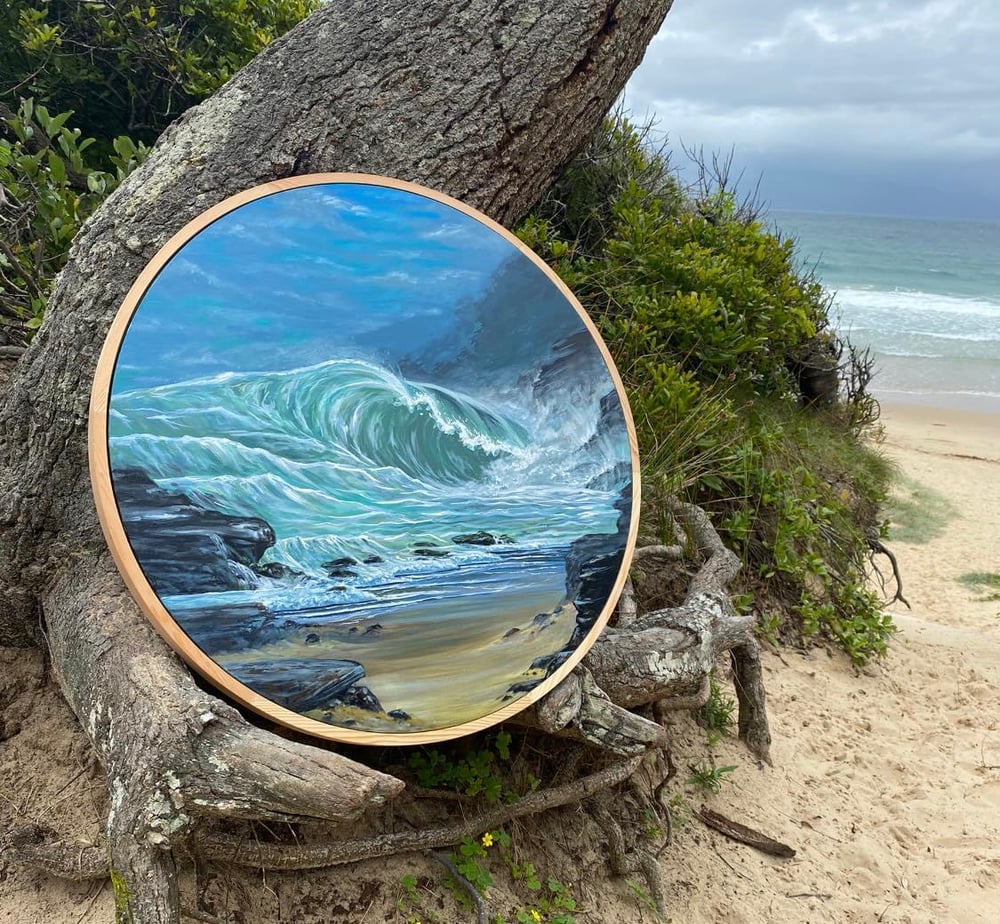 Image of “Falling Waves” Original