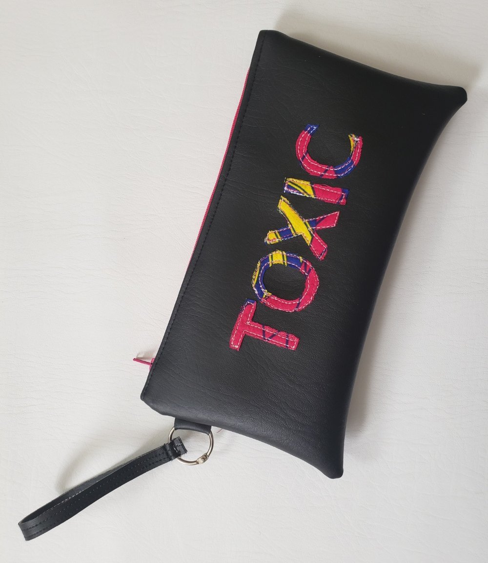 Image of Toxic Love Black Clutch