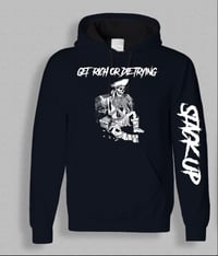 Black "get rich or die trying"hoodie
