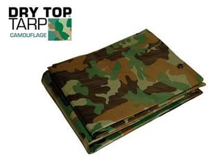 Image of 16 by 20 Camouflage Tarp