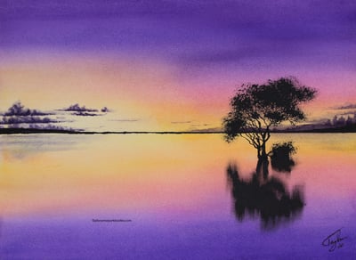 Image of Sunset Reflection