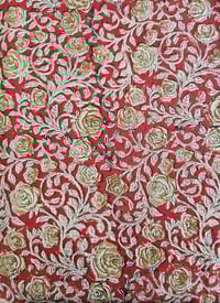 Image 2 of Namaste fabric rosier rouge