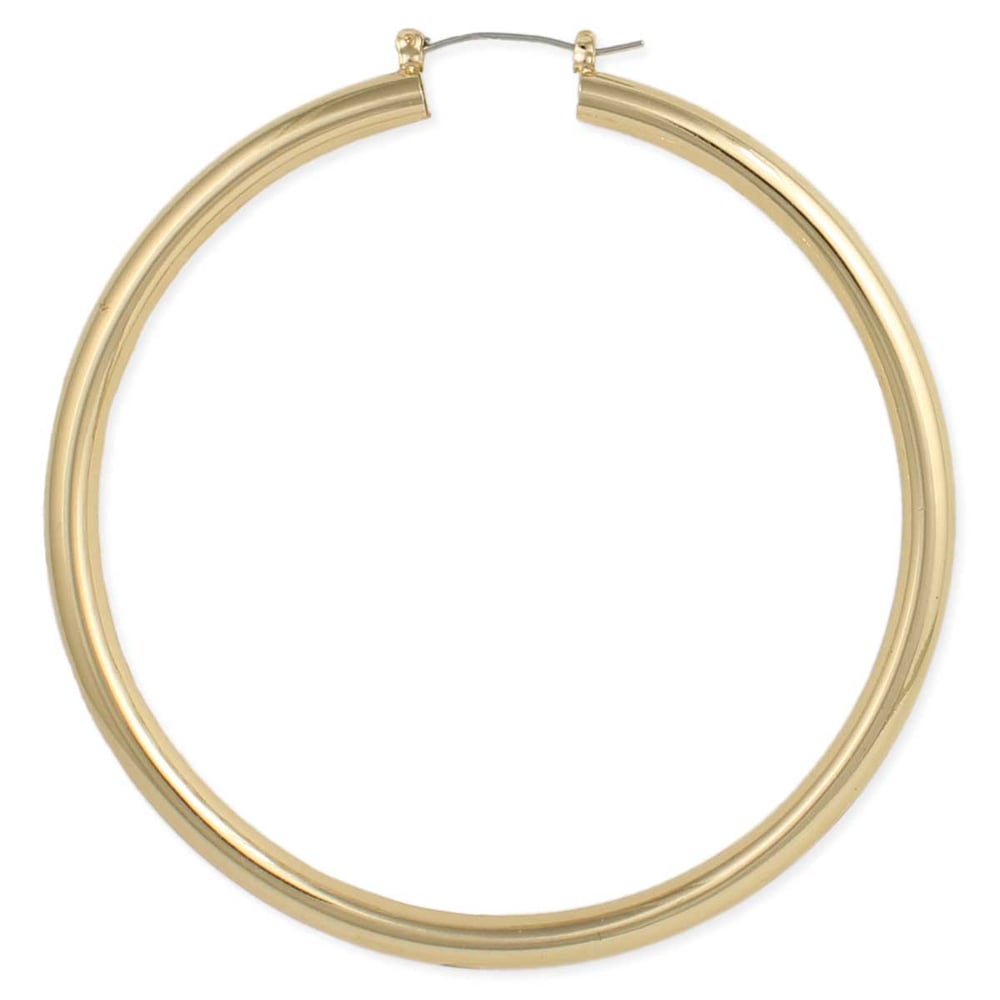 Image of Gold Hollow Oversized Hoop Earring