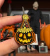 1978 Party Hat Pumpkin Enamel Pin