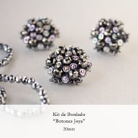 KIT DE BORDADO "BOTONES JOYA" (Modelo 20mm)