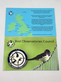 Image 1 of Bird Observatories Council Pin Badge