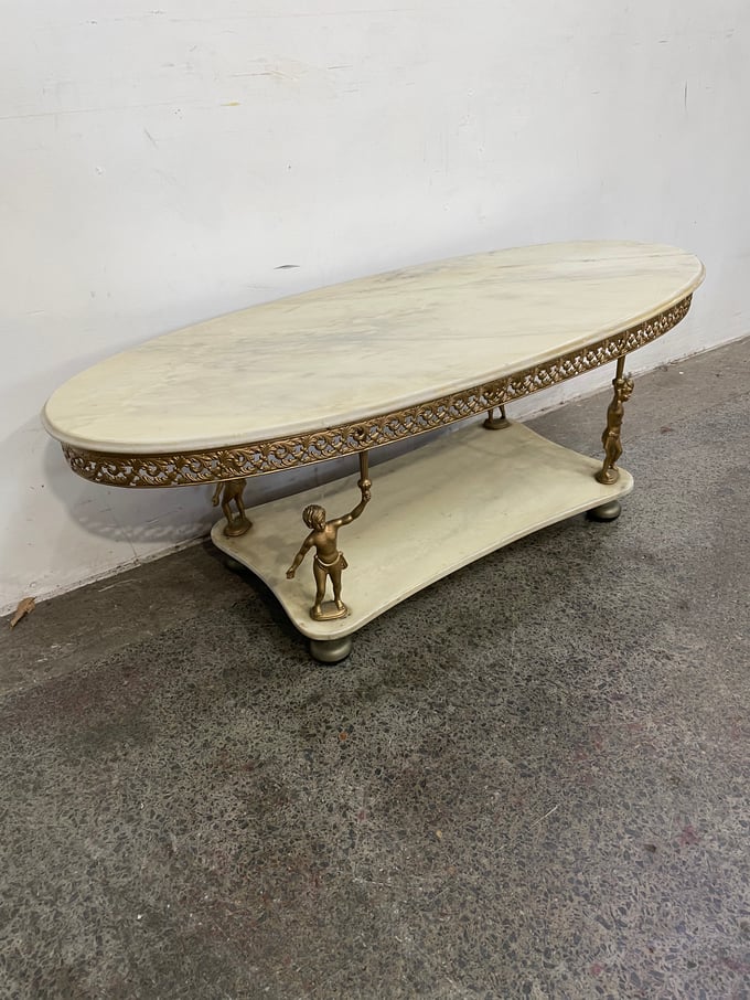 Image of MARBLE COFFEE TABLE 