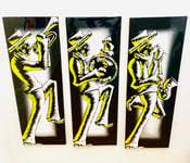 Image of Jazz-Bo Set of three Bl & Y 