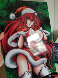 Image 4 of Rias Gremory Poster pink und grün