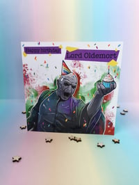 Lord oldemort birthday card 