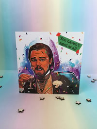 Leonardo DiCaprio meme birthday card