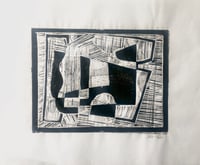 Jeremy Annear ‘Floating Forms II’ Monoprint 24cmx33cm