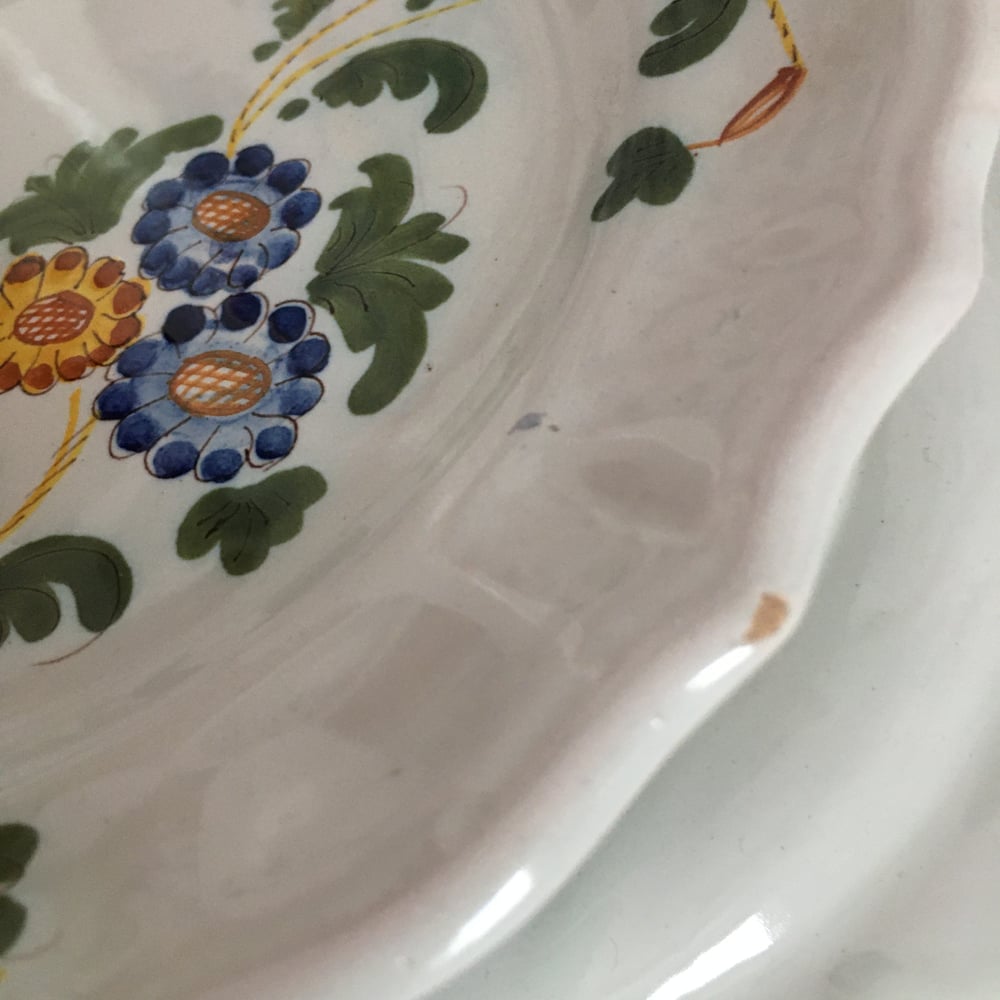 Image of Floral side plates x 4