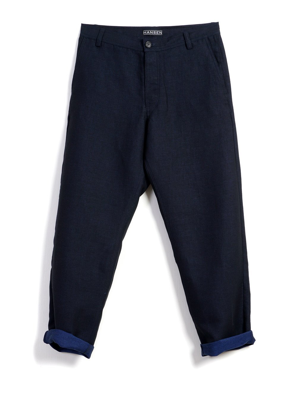 Hansen Garments KEN | Wide Cut Trousers | 3-Tone Blue