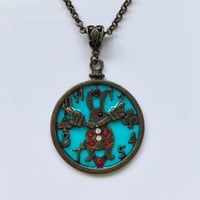 Image 3 of Wonderland Alice & White Rabbit  Pendant