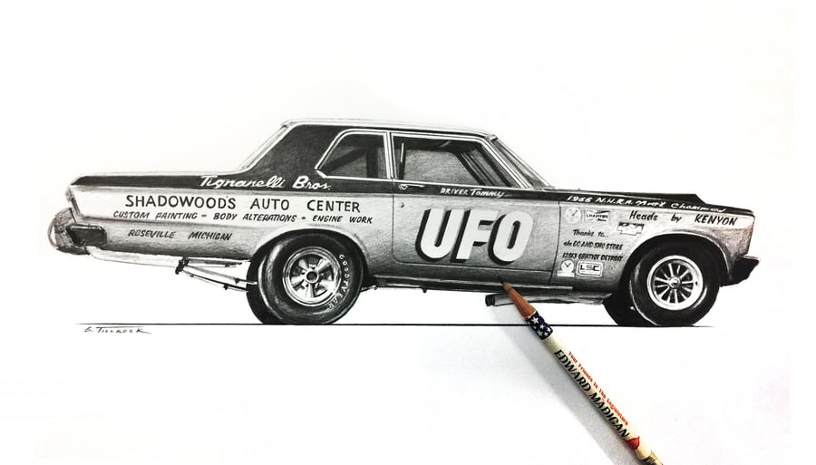 Image of "UFO" 11x17 Print