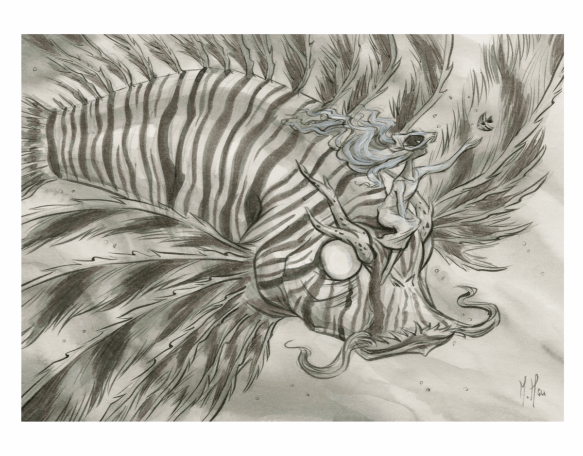 The Lioness 11 x 14" print