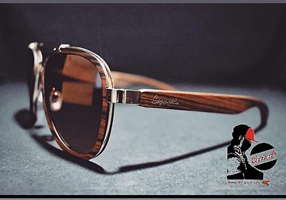 Image of ROSEWOOD AVIATORS 