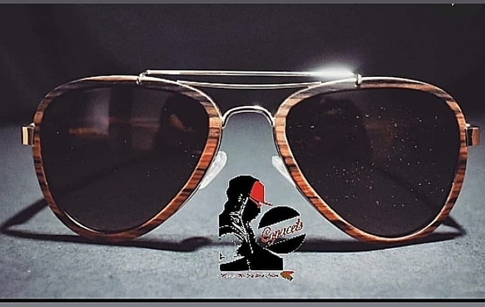 Image of ROSEWOOD AVIATORS 