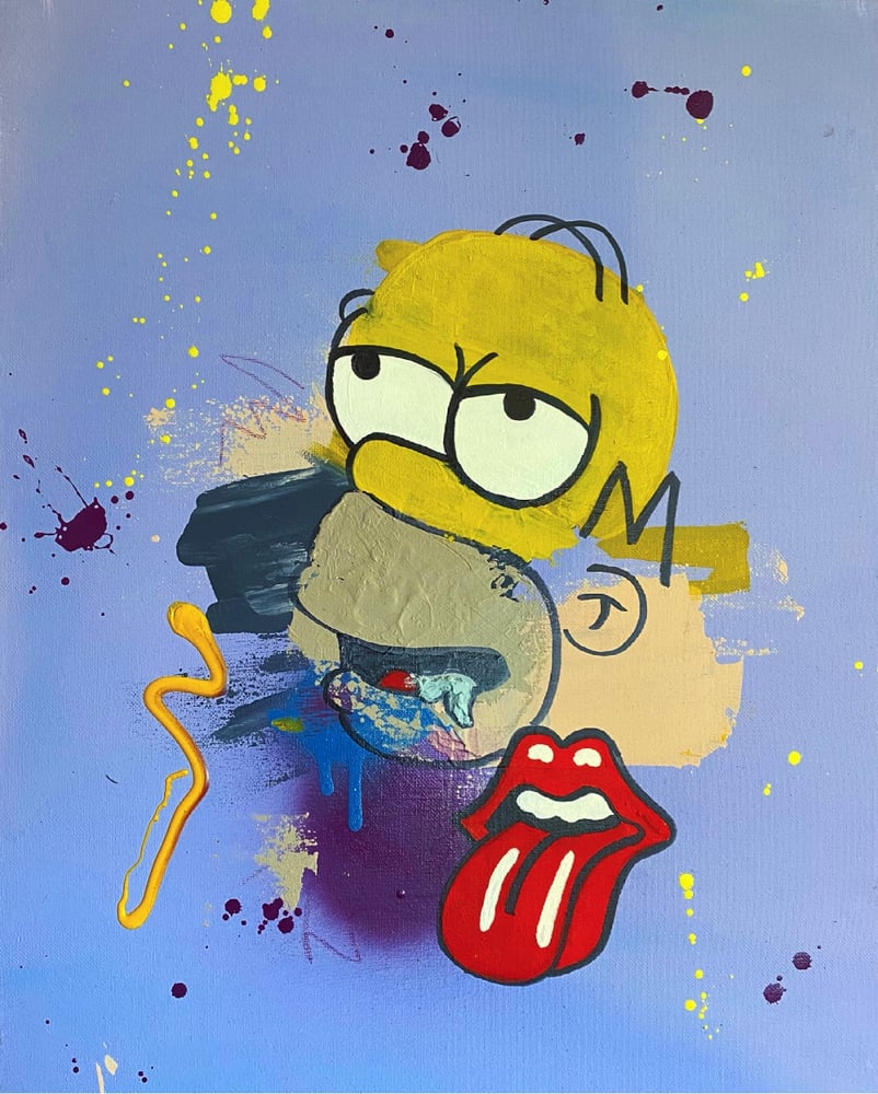 Image of “Rock on Homer” Original Painting