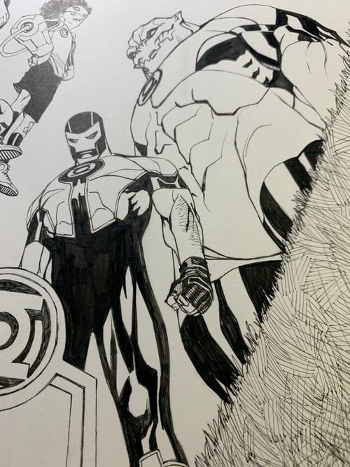 Image of GREEN LANTERN #2 cover original art