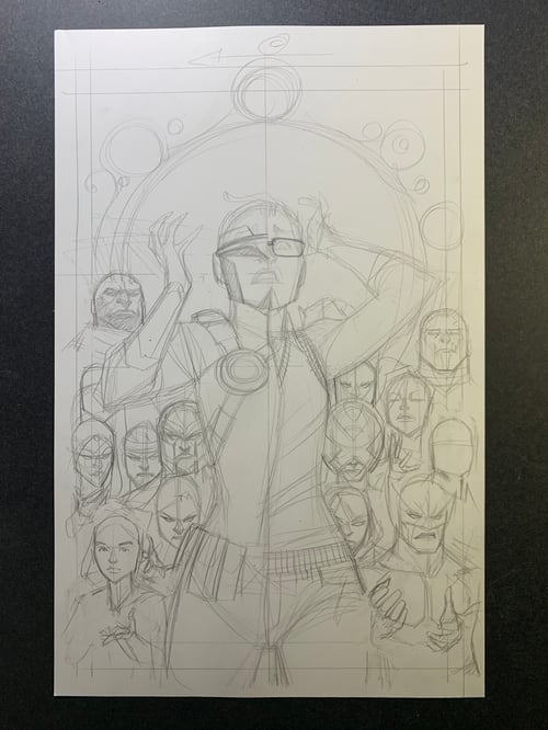 Image of XMEN CHILDREN OF THE ATOM #3 original cover art