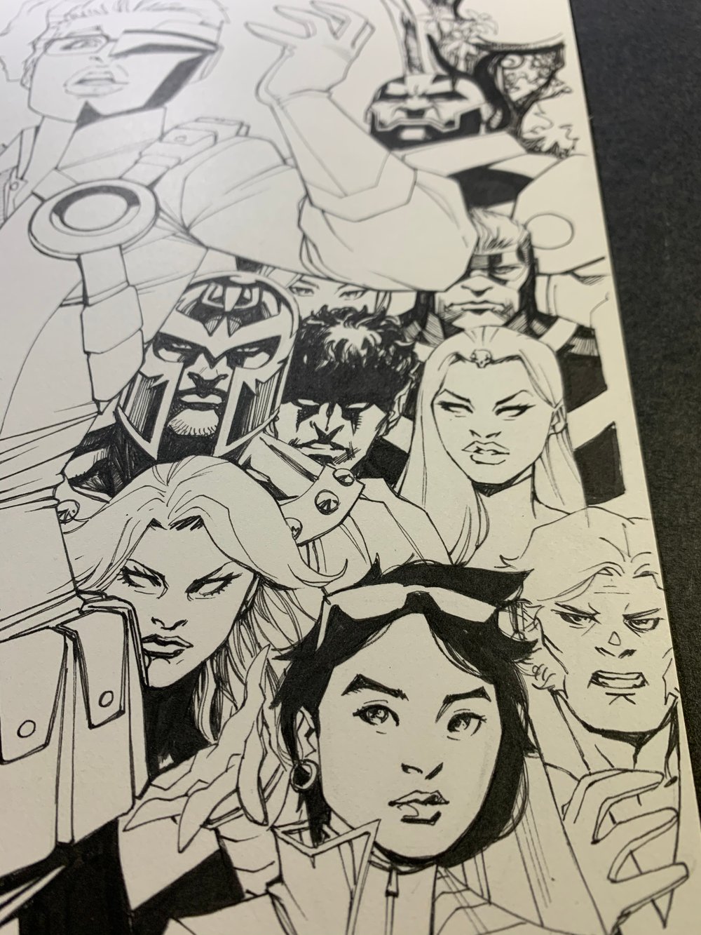 Image of XMEN CHILDREN OF THE ATOM #3 original cover art