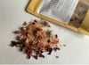 Dried Rose & Geranium Bath Salts.  