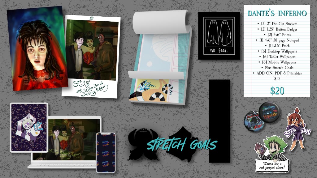 Image of Dantes Inferno - MERCH BUNDLE