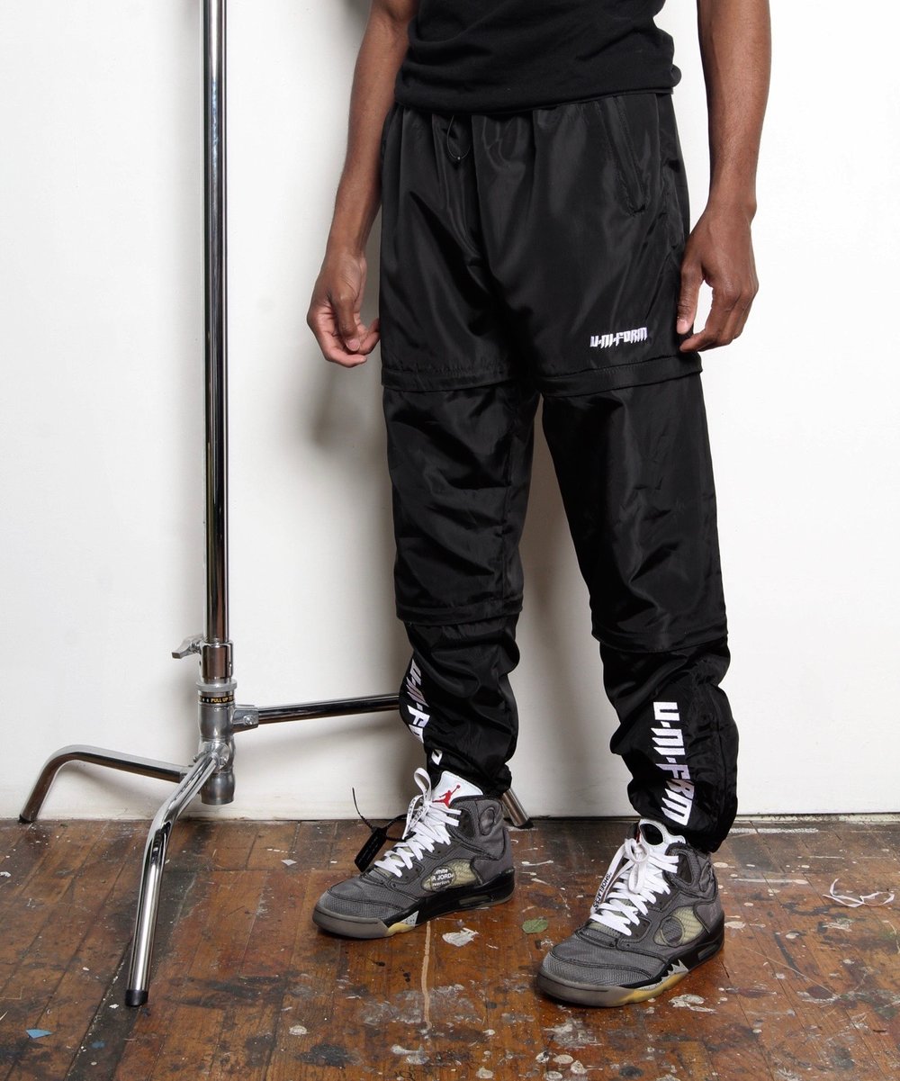 Image of Black Phase 001 Zip Away Pants