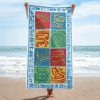 Greetings from Ska Shores | Island Vibes Beach Towel | MISPRINTS ON SALE