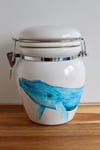 Humpback Whale Ceramic Canister