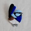 Superb Fairywren Brooch