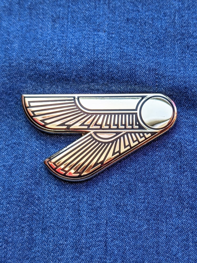 Image of Winged Sun Enamel Pin