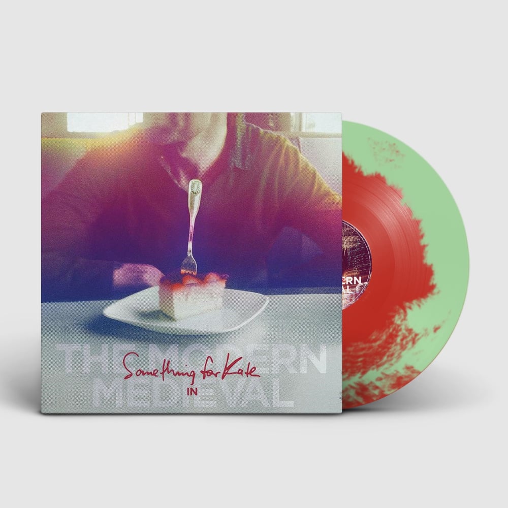 Image of 'The Modern Medieval' mint green & red vinyl - very limited edition signed