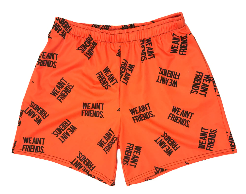 Image of WAF Orange (Drawstring Shorts)