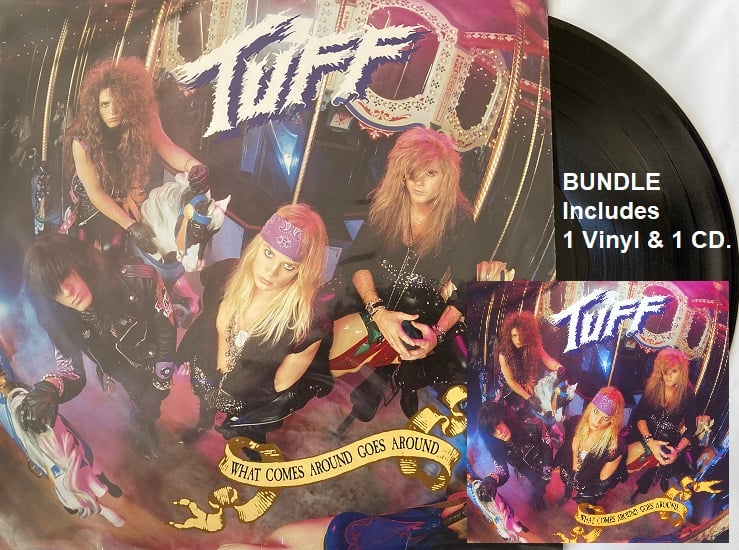 Image of Tuff -Vinyl & CD- "What Comes Around Goes Around" Remastered 2021, includes Black Vinyl & the CD