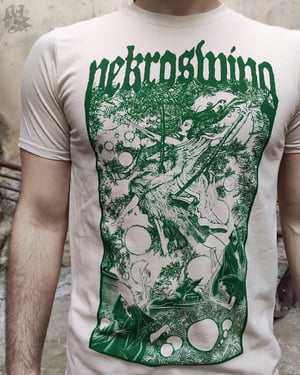 Image of NEKROSWING<br/> Sand Variant<br/> <small>Hand Printed Collab Tee</small>