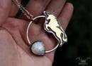 Image 1 of Unicorn Necklace with Moonstone