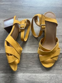 Image 1 of mustard strap sandal 