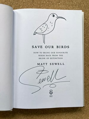 Image of Save Our Birds Hardback book & Curlew Giclée print PREORDER