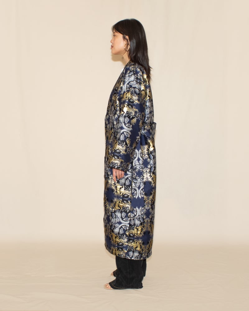 Image of ON SALE Blue Tiger Robe 199 Eur -50% NOW 99.5 Eur