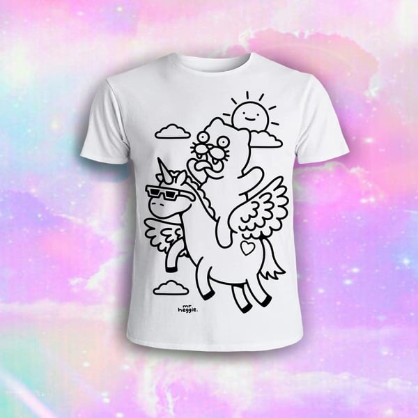 Image of The cat and pegacorn shirt