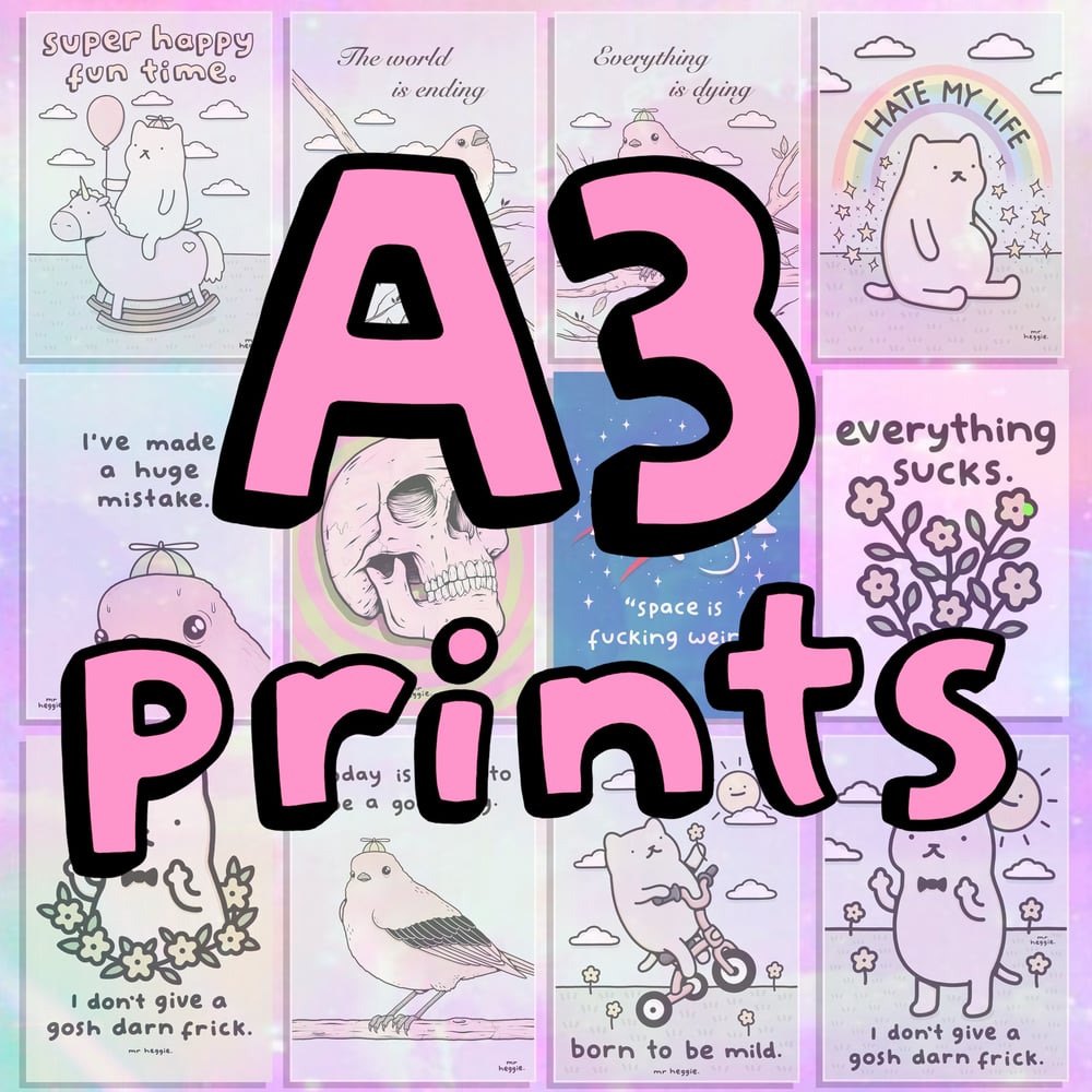 Image of The A3 prints..